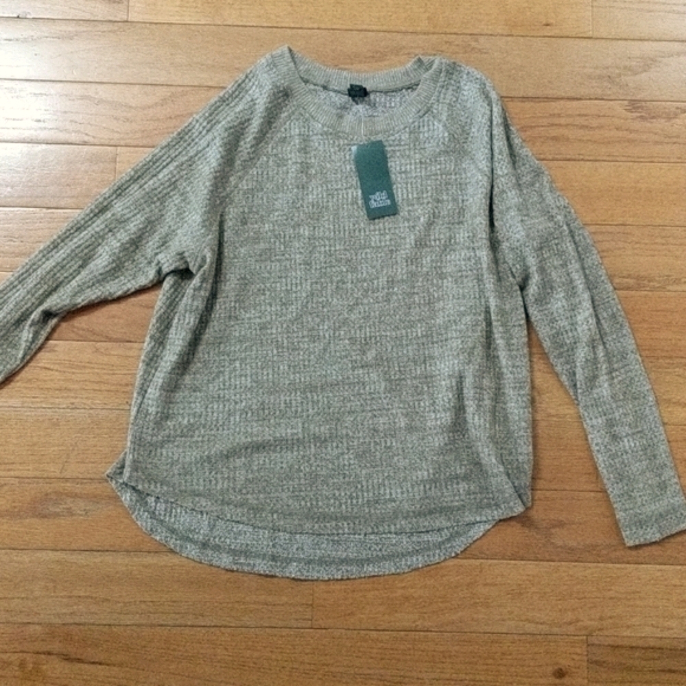 NWT Target Wild Fable waffle knit sweater - Picture 5 of 11